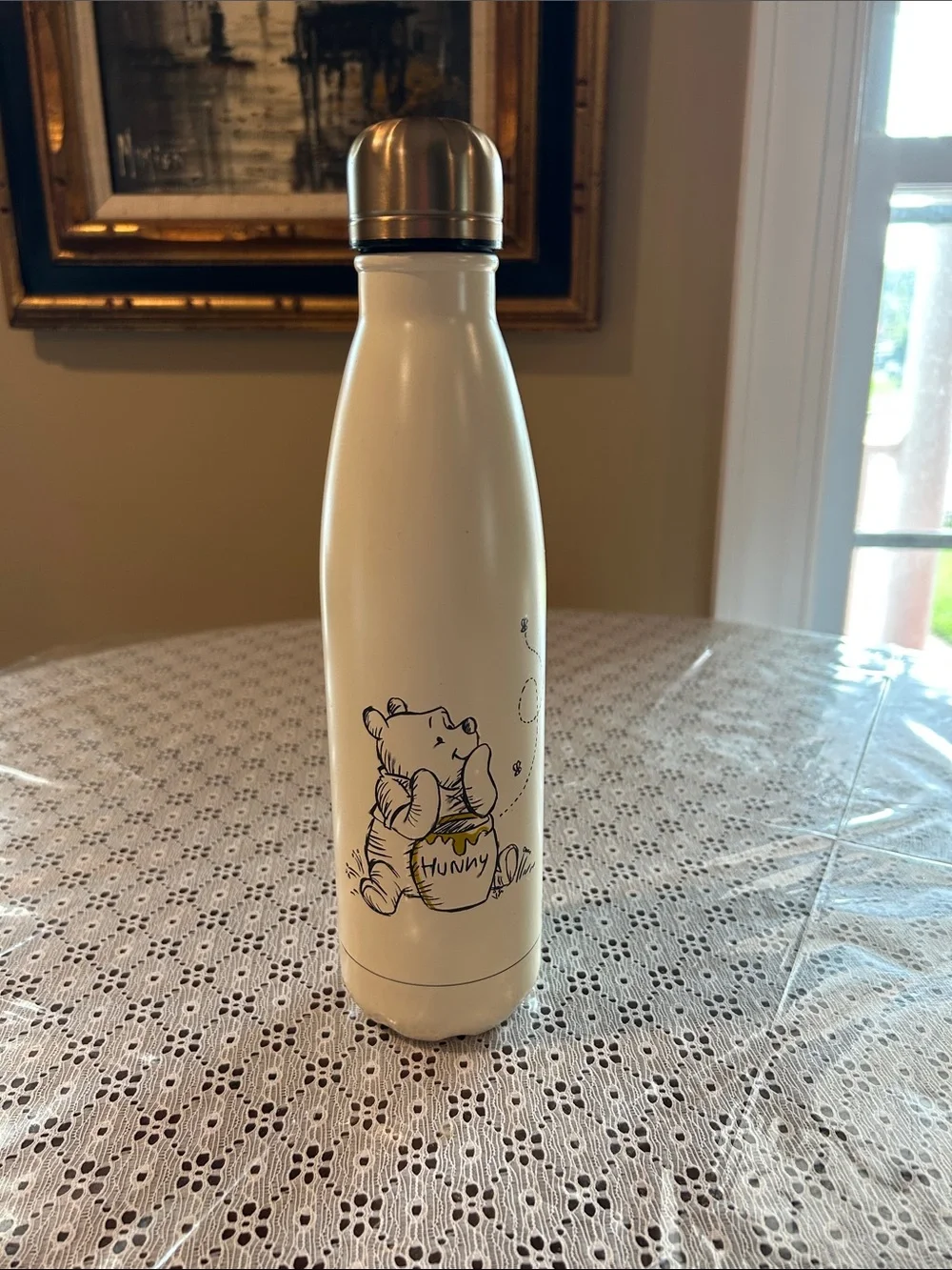 Primark Cream Stainless Steel Winnie the Pooh Insulated Bottle